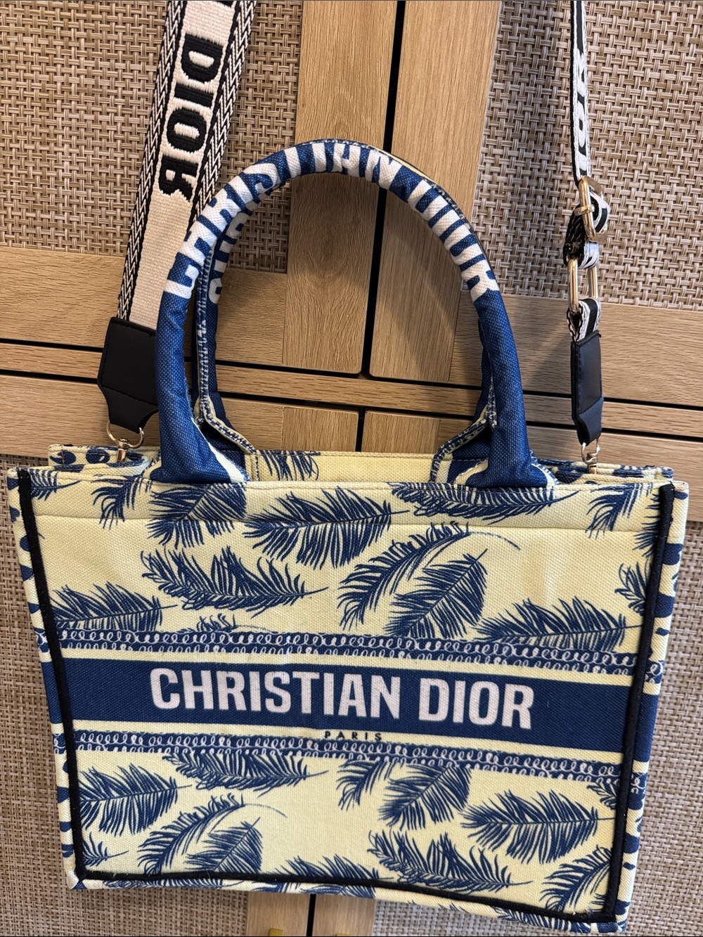 Beautiful CD Palm-Print Tote